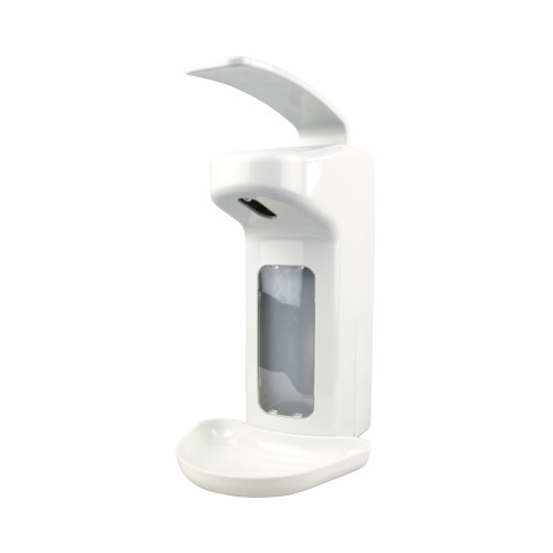 MediQoline Zeep-& Desinfectiemiddel Dispenser incl. Opvangschaal Kunststof Wit 500 ml