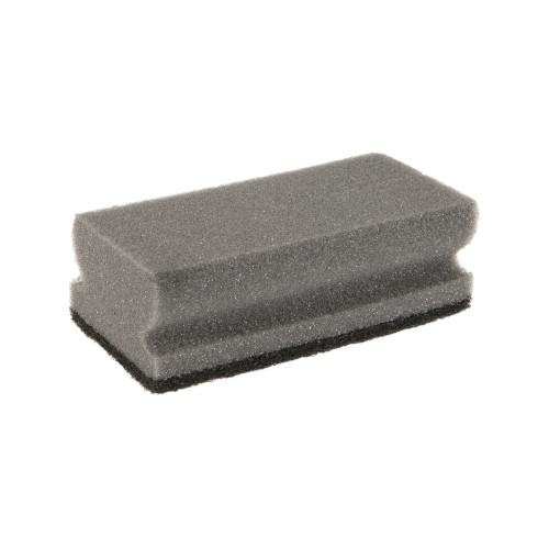 Schuurspons Krachtig incl. Handgreep Groot Grijs/Zwart 14 x 7 x 5 cm t.b.v. Grill, Bakplaat, BBQ