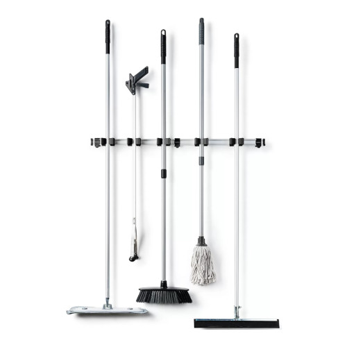 Toolflex One Professional Wandrail HACCP Alu Compleet Zwart 5 Klemmen ø15/35mm 94 cm - Afbeelding 2